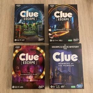 Hasbro Clue Board Game Collection - Multicolor Mystery Editions